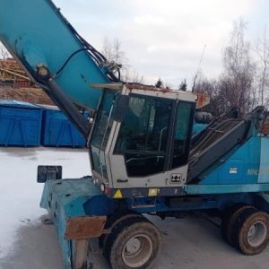 foto 35.5t Fuchs MHL350 greifer metal umschlagbagger